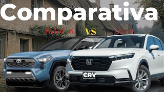 Comparación detallada Toyota RAV4 vs Honda CR V2025 [upl. by Annahsad810]