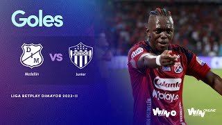 Medellín vs Junior goles  Liga BetPlay Dimayor 20232  Final  Vuelta [upl. by Redan]