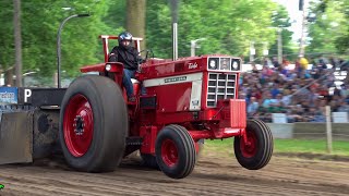 Tractor Pull King Of 15mph Farm Stock Tractors Winamac IN Indiana Pulling League [upl. by Elson]