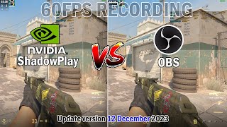 CS2 Nvidia ShadowPlay Recording VS OBS Recording [upl. by Nodgnal]