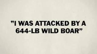 Duluth Trading Commercial Fire Hose® Jeans vs A Wild Boar [upl. by Ainet]