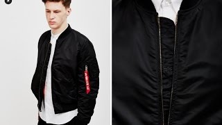 Alpha Industries MA1 VF 59 Bomber Jacket Black [upl. by Mayce444]