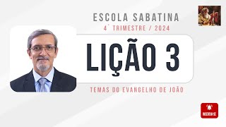 Lição da Escola Sabatina 12 à 18102024 quot3 A história de fundo o prólogoquot Professores [upl. by Anaira58]