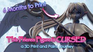 Frieren Beyond Frustrating Journeys End 😭  A CURSED 3D Resin Print Adventure 💀 [upl. by Okihcas]