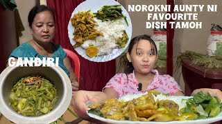 Amani Favourite Dish Tamo  kokboroknewvideo esther vlog [upl. by Dyrrej494]