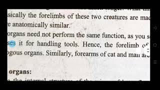 Practical No 5 Study of homology and analogy from suitable picture or preserved specimen [upl. by Alehcim]