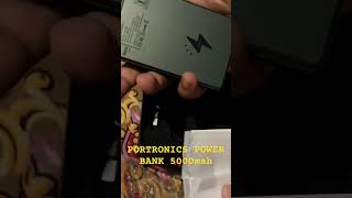 portronics portronicspowerbank  5000mah powerbank portablebattery [upl. by Suanne]