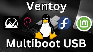 How To Create A Multiboot Linux USB Drive Using Ventoy [upl. by Ahsilram]