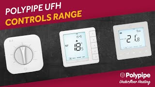 The differences between the Polypipe Underfloor Heating controls range  Simple Standard Smart [upl. by Ilario]