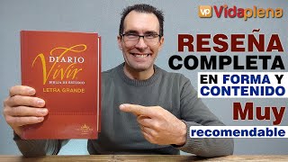 Biblia DIARIO VIVIR LETRA GRANDE  LA MEJOR opción  RVR60  RECOMENDACIÓN SEGURA [upl. by Tripp]