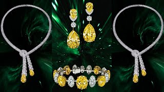 HIGH JEWELRY YELLOW DIAMOND COLLECTION 💍 BIJOUX ÉLEGANTS EN DIAMANTS JAUNES 💍 [upl. by Cote611]