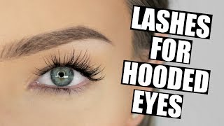 Best Lashes for Hooded Eyes  STEPHANIE LANGE [upl. by Tanney]