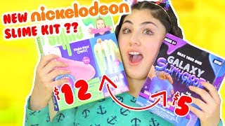 NICKELODEON SLIME KIT VS NORMAL SLIME KIT  new slime kit  Slimeatory  185 [upl. by Sobel]