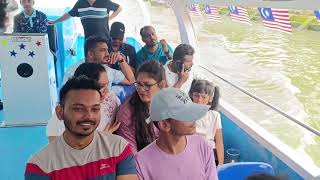 Melaka City River Cruise Malaysia river travel malaysia riverside cruise tourist [upl. by Rolat]