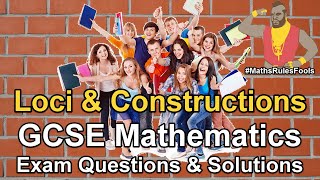 Loci amp Construction  GCSE Maths Exam Questions [upl. by Lavud]