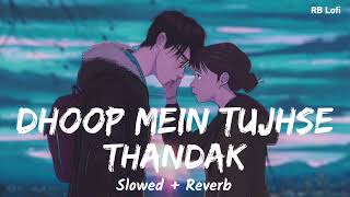 Dhoop Mein Tujhse Thandak Slowed  Reverb  Arijit singh Shreya Ghoshal  RB Lofi [upl. by Rehpotsihc]