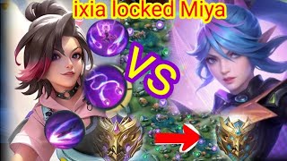 ixia best build vs Miya criticalmode good game [upl. by Jim734]