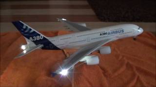 Modell A380 with Anti  Airbus Collision Lights  Original A380 Engine Sound [upl. by Akayas]