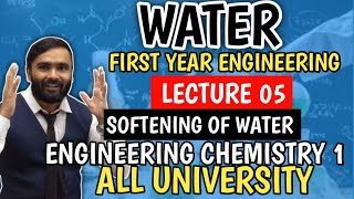 WATERLecture 05Softening of Water ENGINEERING CHEMISTRYPRADEEP GIRI SIR [upl. by Darline299]