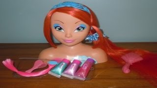 Winx Club Bloom Harmonix Styling Head Doll Review by Witty Toys [upl. by Andres360]