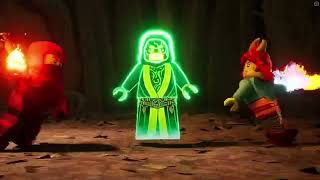 Ninjago Dragons Rising WU’S GHOST VS THE NINJA [upl. by Eadnus]