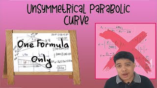 Unsymmetrical Parabolic Curve  Technique  Problem Solving [upl. by Newfeld]