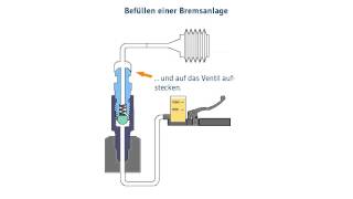 Bremse entlüften  Motorradbremse befüllen mit dem stahlbus Entlüftungsventil [upl. by Richer627]