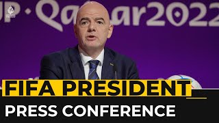 FIFA President Gianni Infantino Press conference [upl. by Ulrika768]