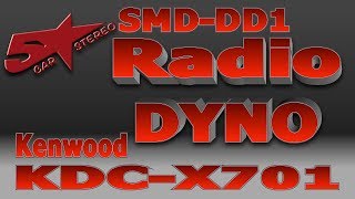 SMD DD1 Car Radio Dyno Kenwood Excelon KDC X701 [upl. by Davide]