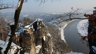 KAMERAFAHRT  BASTEI und DRESDEN im Winter 2013 [upl. by Nivahb]