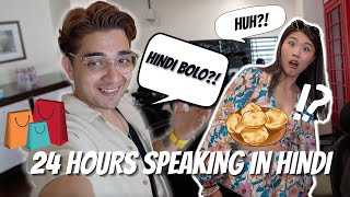 Speaking Hindi to my Asian Girlfriend for 24 Hours [upl. by Wattenberg]