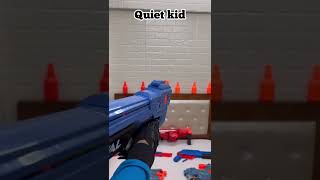 Bully vs Quiet kid using nerf gun  Different people using nerf gun shorts Rotofury  rival charger [upl. by Iong]