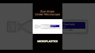 Microplastics in initial drop of eye drops Let’s find out under the microscope plastic eyedrop [upl. by Remark200]