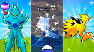 TIPS ON GETTING SHINY GALAR BIRDS IN POKEMON GO New Galarian Expedition Event [upl. by Airel]