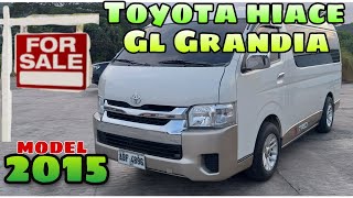 Toyota Hiace Gl Grandia 2015 forsale25 Enginesecondhandcars toyota murangvan grandia [upl. by Lumbye]