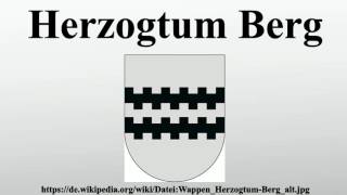 Herzogtum Berg [upl. by Dirrej]