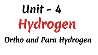 Ortho and Para hydrogen  Hydrogen  Unit  4  TN class 11 chemistry  in Tamil [upl. by Greenman831]