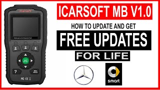 How To Update iCarsoft MB V10 for FREE amp Get FREE LIFETIME UPDATES [upl. by Giffie774]