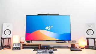 Switching to a 42 inch LG C3 OLED TV as a monitor [upl. by Esmeralda]