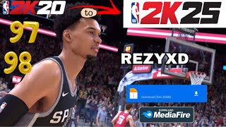 NBA 2K20 Updated Roster 2K25 V97 V98 no need f1vmFibaOlympicPBAHD GraphicRezyXD 🇮🇩🔥 [upl. by Annahsit]