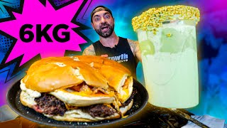 6KG  Burger amp Milkshake GIGANTES  Chama o ENCANADOR [upl. by Eineeuq]