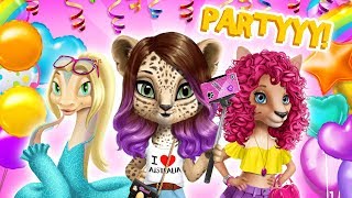 Animals Getting Ready for a Party 🎉 Animal Hair Salon Australia  TutoTOONS [upl. by Michail]