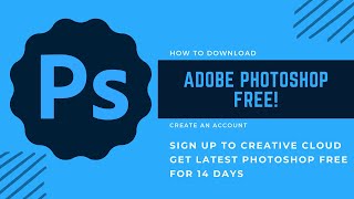 How to download Adobe Photoshop free [upl. by Ebonee]