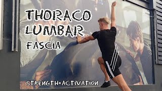 THORACOLUMBAR FASCIA  strength  activation exercises [upl. by Eidnyl301]