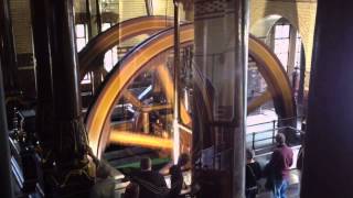 Steam Engines at Abbey Sewage Pumping Station [upl. by Nohsid]