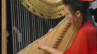 箜篌 Konghou  an ancient Chinese harp 湘妃竹 Xiang Fei Bamboo [upl. by Goldie]