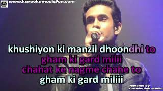 Jaane Wo Kaise Log The Jinke Sanam Puri Unplugged Video Karaoke With Lyrics [upl. by Eibloc]