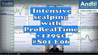 Intensive scalping with ProRealTime 1295€ S01 E06 [upl. by Kissiah]