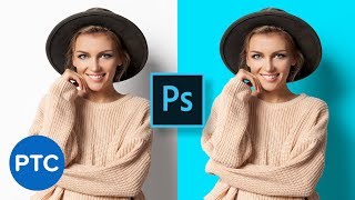 How To Change Background Color in Photoshop Fast amp Easy [upl. by Hamrnand753]