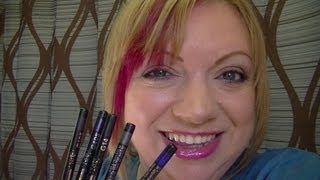 Avon NEW Cosmic Glimmerstick Eyeliner Swatches [upl. by Kylstra]